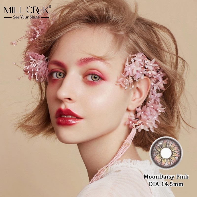 Mill Creek 14.5mm Colored Contact Lenses OEM ODM Wholesale-Custom Soft Cosmetic Contact Lens Factory Private Label 40% Water