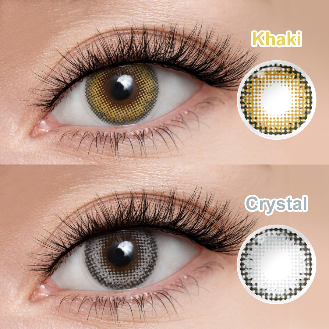 Premium Freshgo Contact Lenses Lentes De Contato Wholesale Color Contact Lens Crystal Blue Colored Contact