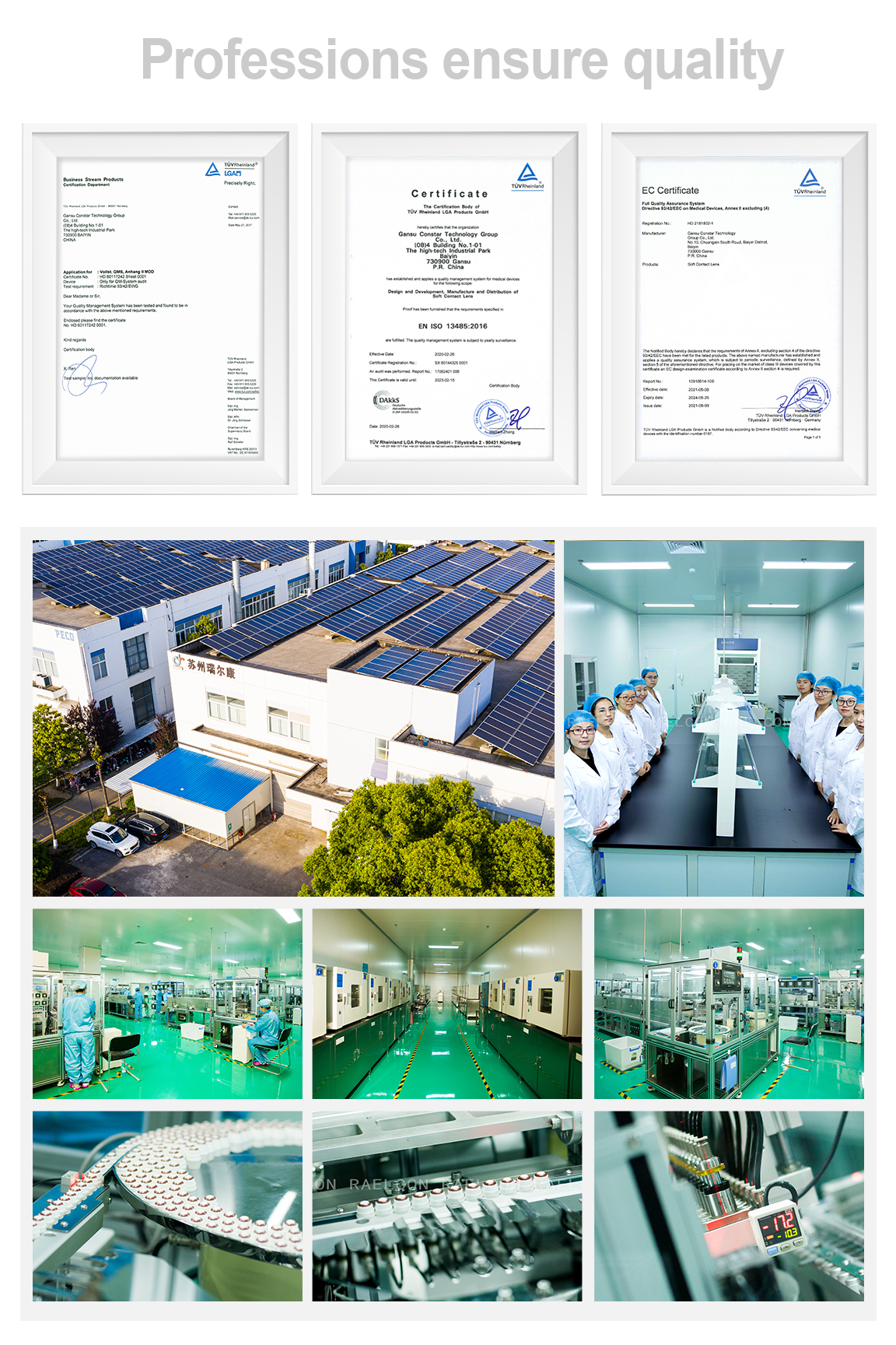 Certifications