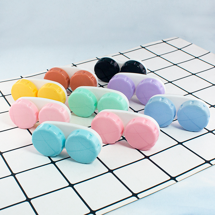Lalens Lemon Brown Contact Lenses With Packaging Box Custom Design In Various Color Myopia Soft Eye Color Contact Lens