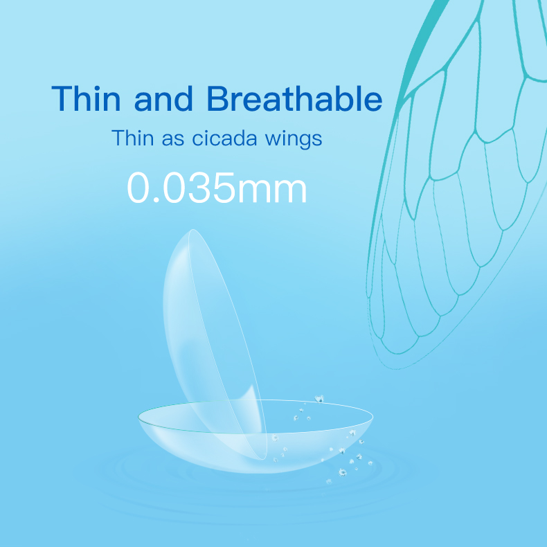 Free Shipping clear Lens Magister Prescription OEM Transparent Soft Contact Lens With Power Contact Lenses for Shortsighted