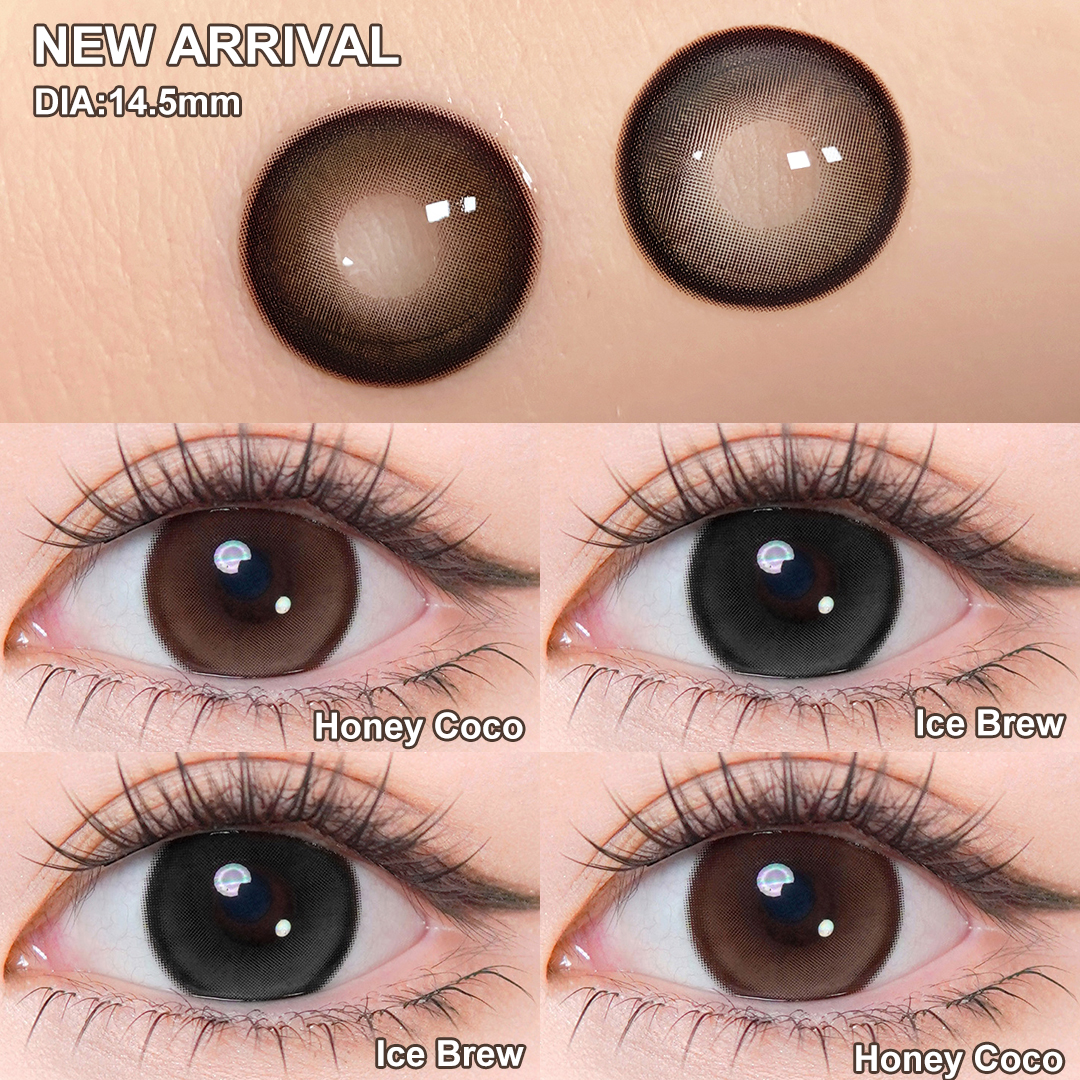 Free Shipping Full Coverage Design Colored Contact Lenses Prescription Color Contacts Power Colored Contacts Lentes De Contacto