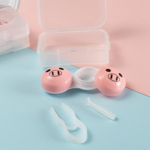 CHANXIN MC-106 Custom Complete Box Set of Cartoon Pattern Fashionable Eye Contact Lenses with Logo Rectangle Case