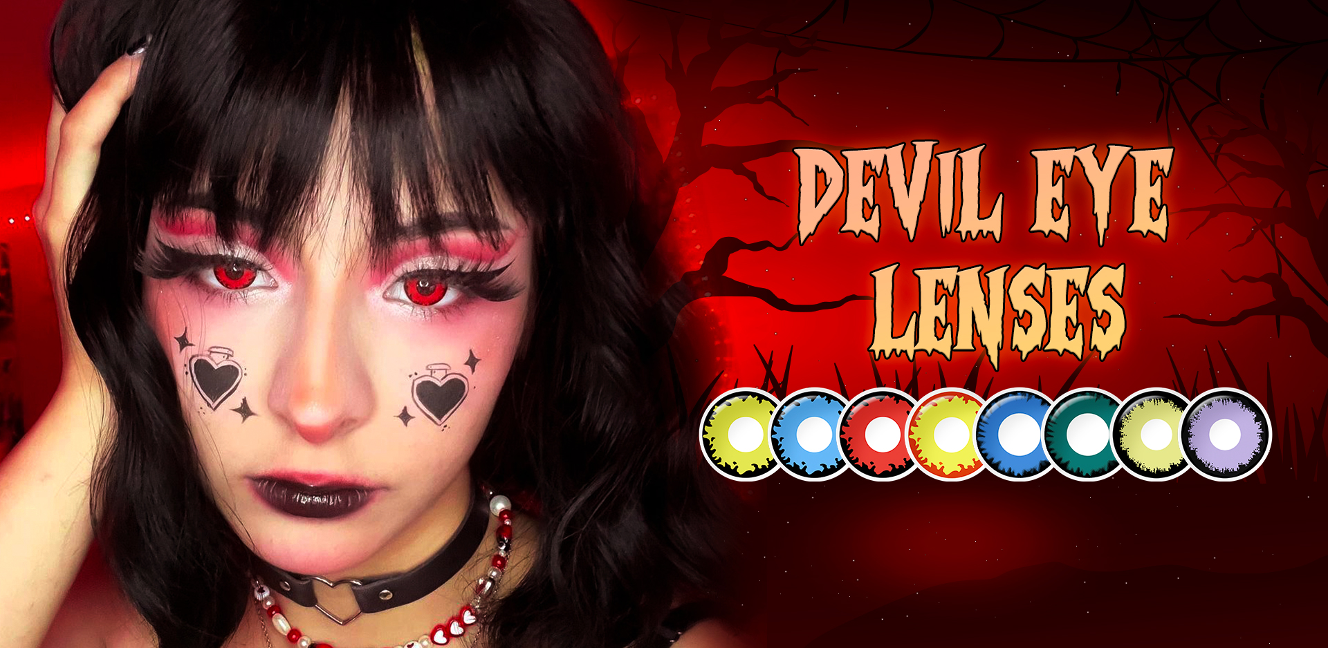 Cosplay Contact Lens Display