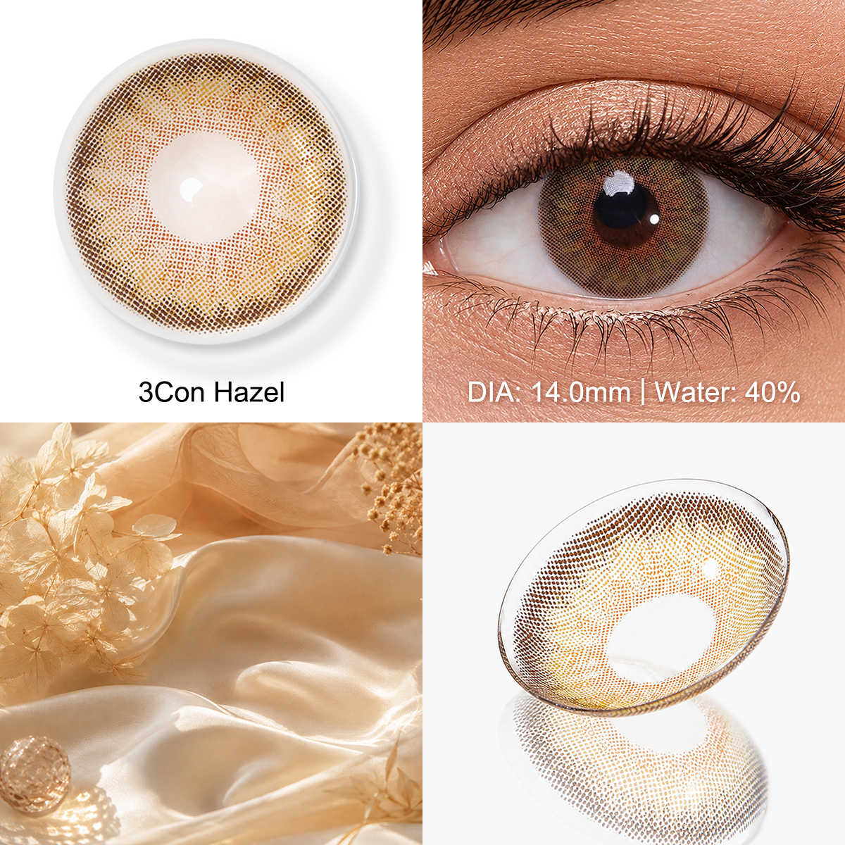 Freshgo Yearly Green Contact Lenses Wholesale Cosmetics Eye Lenses Colored Contacts Eye Color Contact Lenses Kontaktlinsen