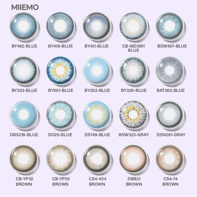 2026 Best Selling Colored Contact Lenses Soft Natural Eye Lenses ISO Certified 38% Water Content Half Year Using Cycle Wholesale
