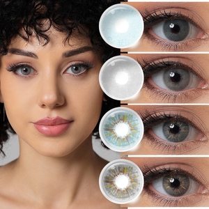 Free Shipping Freshgo Broadway Color Contact Lenses Natural Gray Color Contact Lens Lentes De Contacto Yearly Colored Contact