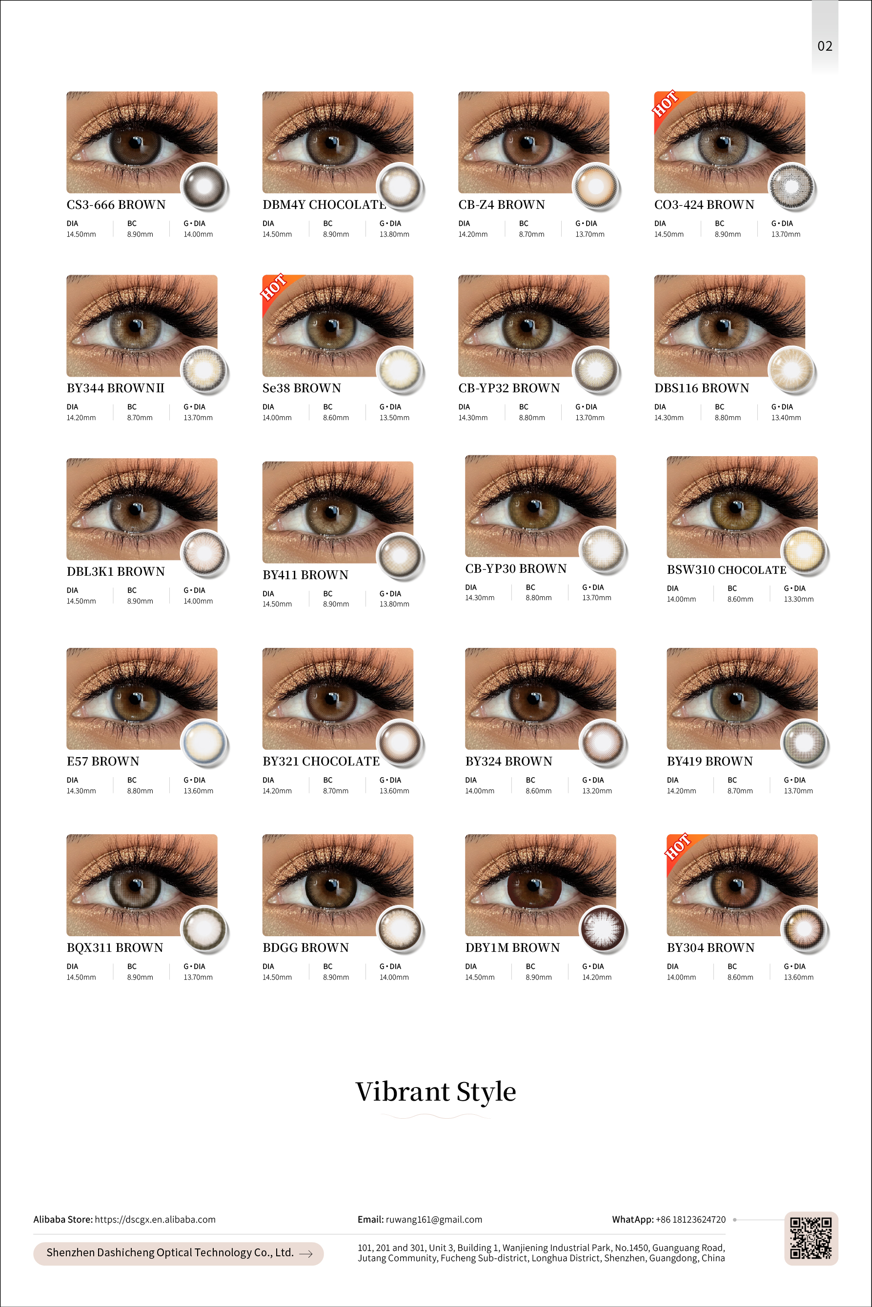 Lens Color Showcase