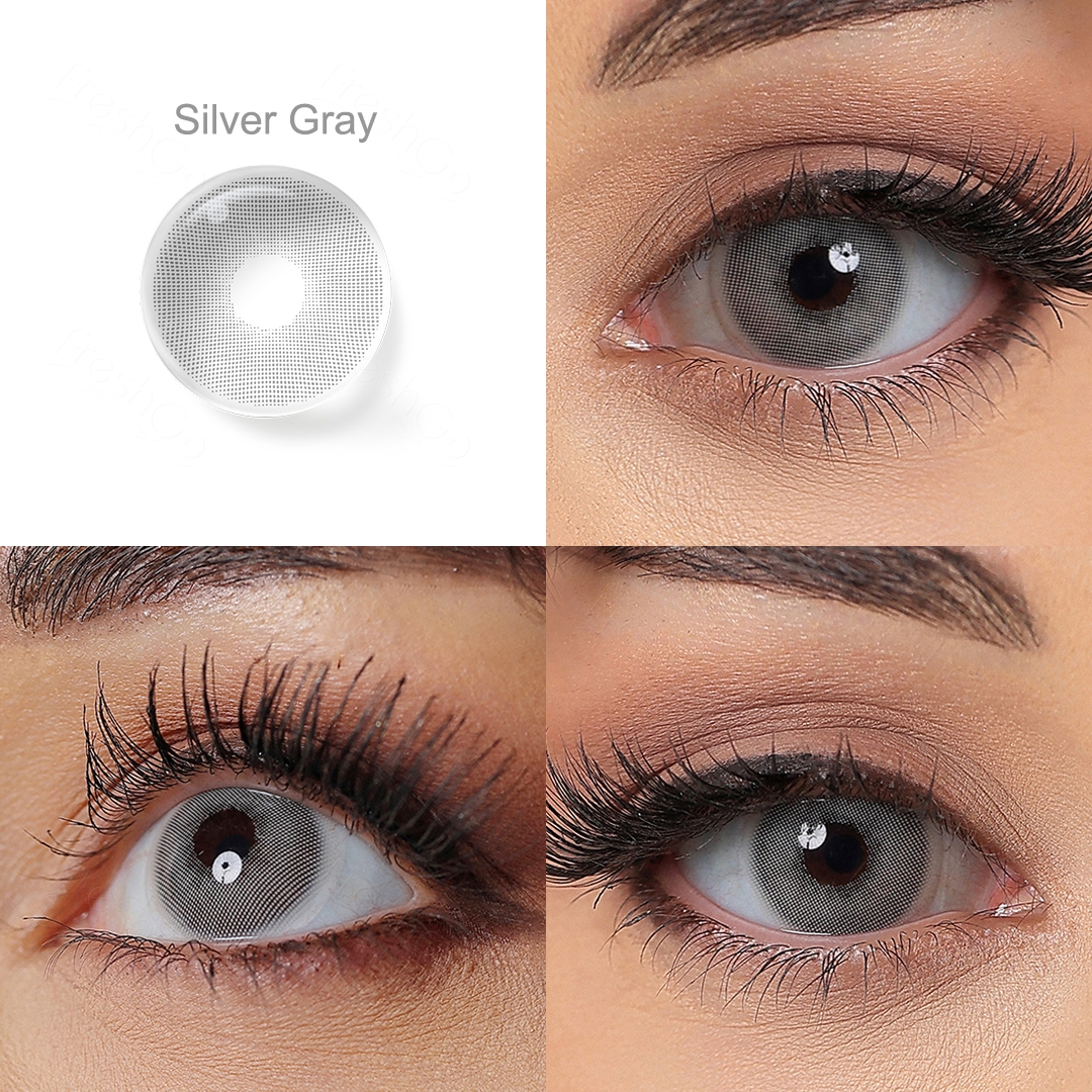 Free Shipping Freshgo Broadway Color Contact Lenses Natural Gray Color Contact Lens Lentes De Contacto Yearly Colored Contact
