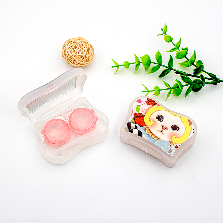 Wholesale New Design Natural Color Contact Lenses with Custom Packaging Case Eye Lens Accessories
