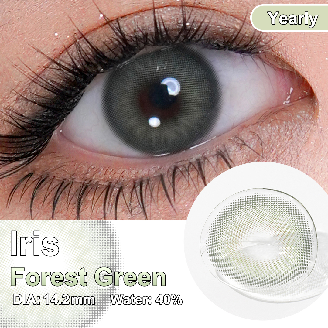 Free Shipping Freshgo Eye Contact Lenses New Wholesale 14.20mm Soft Black Contact Lenses 6 Months Beauty Eye Color Contacts