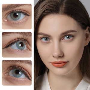 Free Sample MAGISTER Prescription Contact Lenses Myopia Natural Colored Emballage Lentille De Lunettes Contact Lenses with Power
