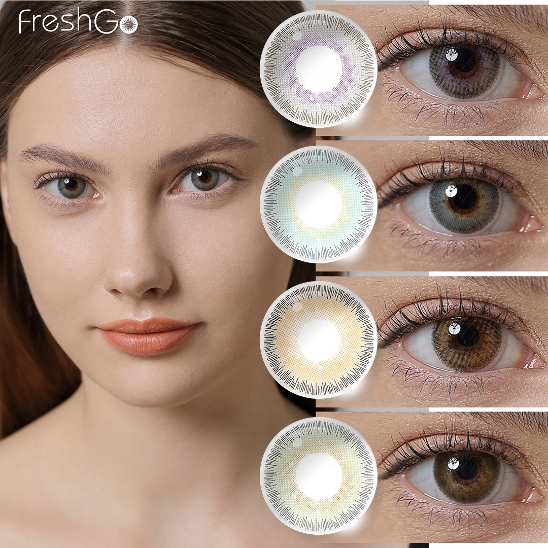 OEM Customized Package Contact Lenses Dahab Colored Contact Lenses Wholesale Lentilles De Contact Color Eye Contacts