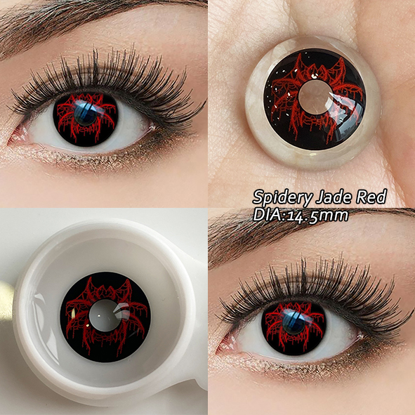Wholesale Contact Lenses 14.5mm Yearly Crazy Soft HEMA Colored Cosplay Halloween Party OEM/ODM Custom