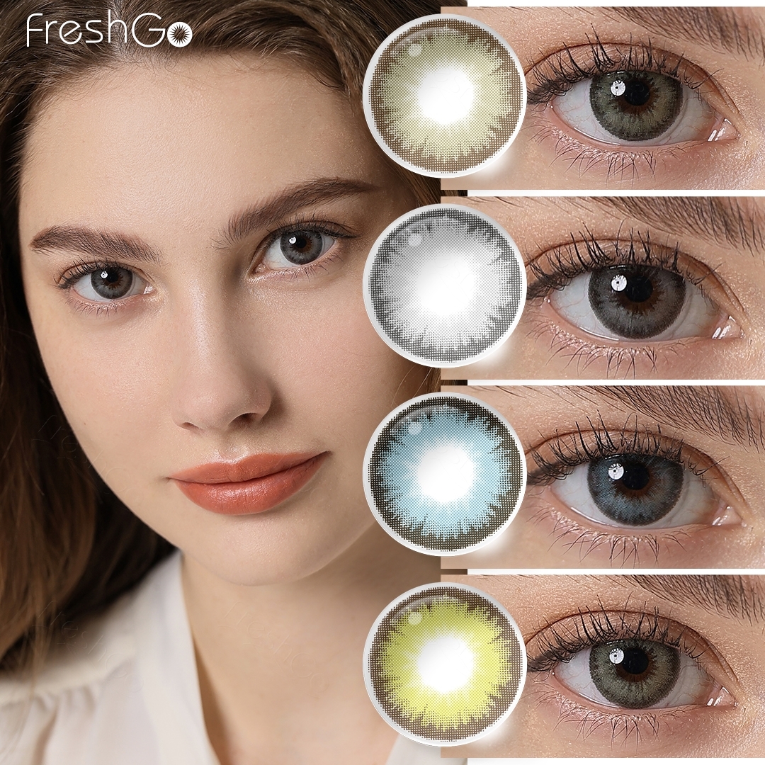 OEM Customized Package Contact Lenses Dahab Colored Contact Lenses Wholesale Lentilles De Contact Color Eye Contacts