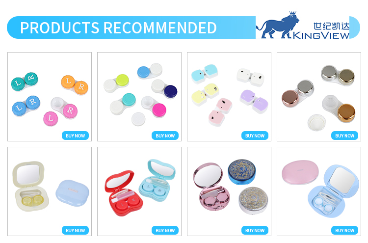 SL-295 Eyekan Factory Custom Colorful Cheap Contact Lens Accessories Plastic Wholesale Eye Contact Lens Box