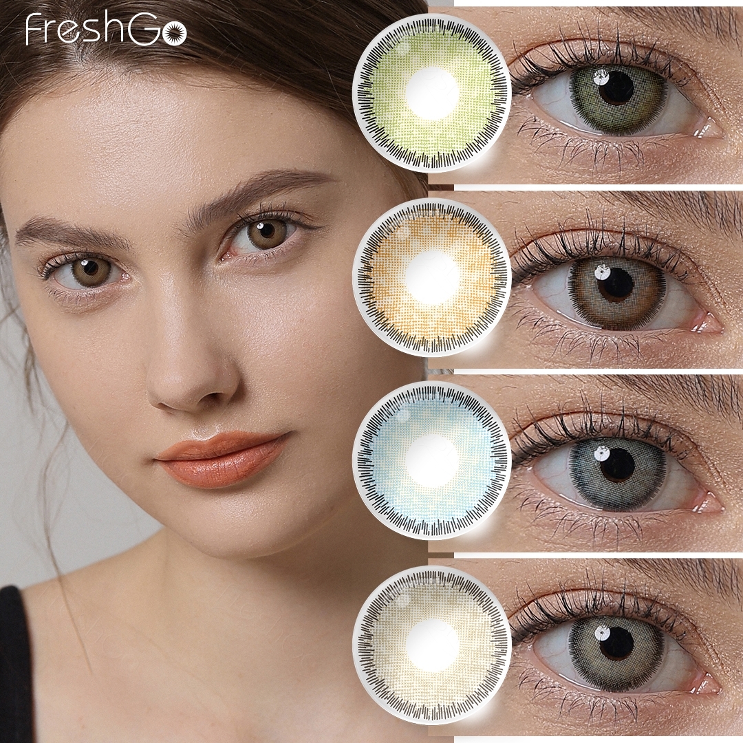 OEM Customized Package Contact Lenses Dahab Colored Contact Lenses Wholesale Lentilles De Contact Color Eye Contacts