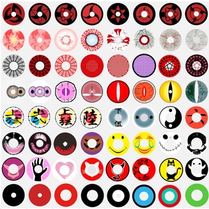 Pseyeche Halloween Contacts Crazy Sharingan Eye Lens supplier