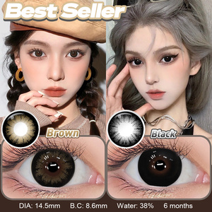Free Shipping Power Lens 16mm Colour Contact Lenses Custom Brand Logo Eye Contacts