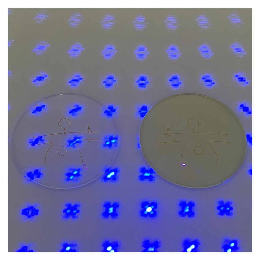 1.56 Invisible Anti Blue Ray Hard Contact Lens hc Hmc Round Top Bifocal Ophthalmic Bluelight Optical Lenses