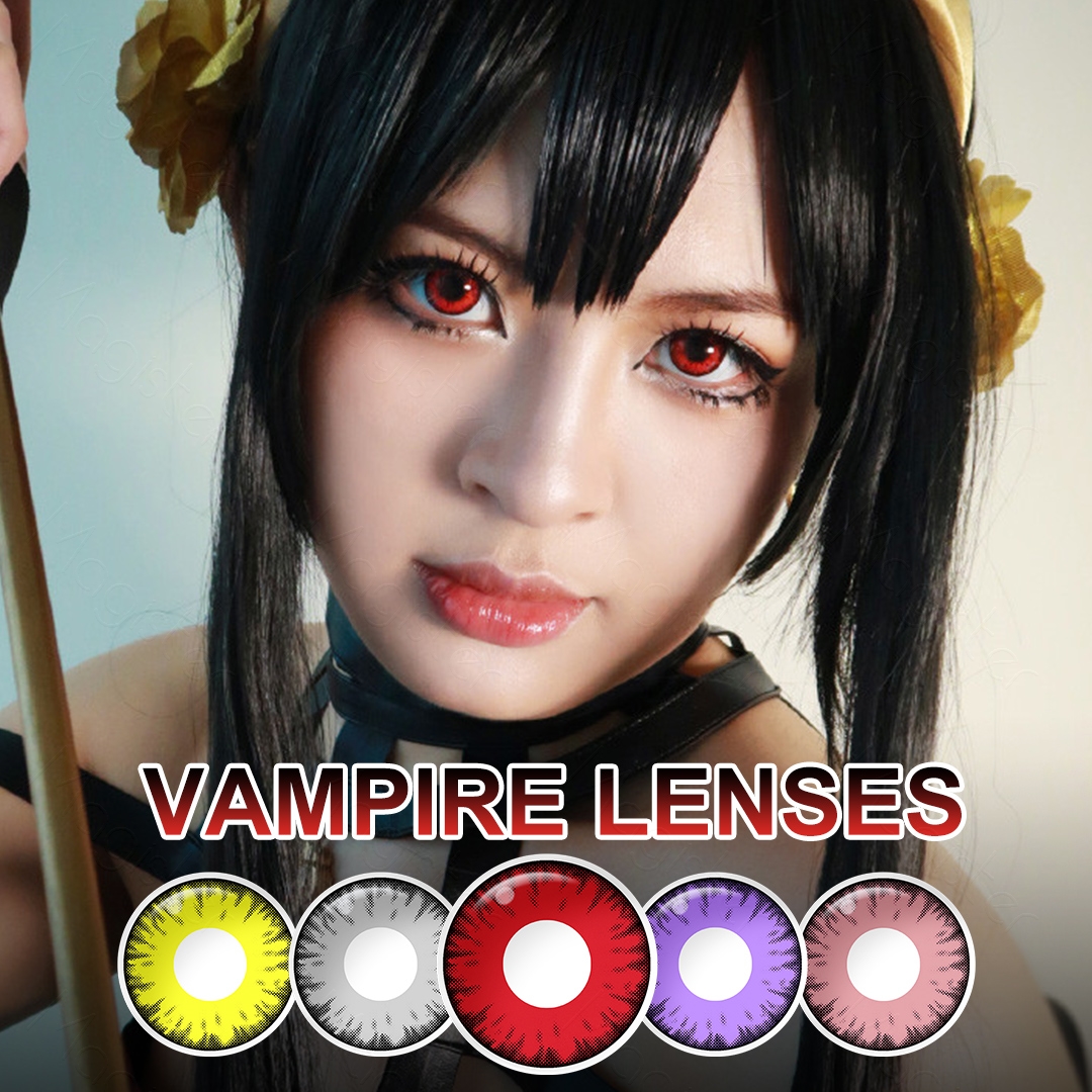 Free Shipping Magister Halloween Lens Crazy Anime Eye Contacts Big Eye Soft Annual Cosplay Contact Lenses Lentille Sharingan