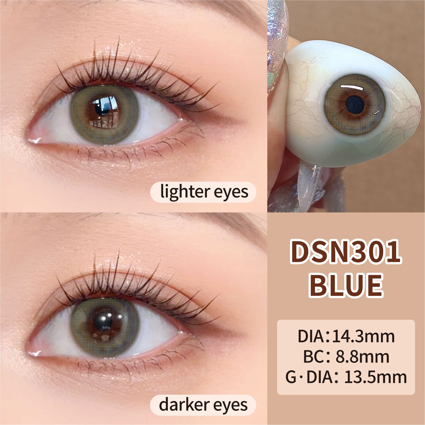 MIIEMO Stylish and Eye Catching New Look Contact Lens Manufacturer Lentes De Contacto Colored Contact Wholesale Contact Lens Eye