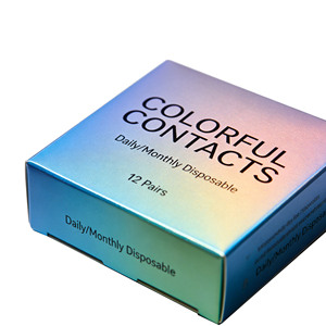 Custom Printed Contact Lens Packaging Box