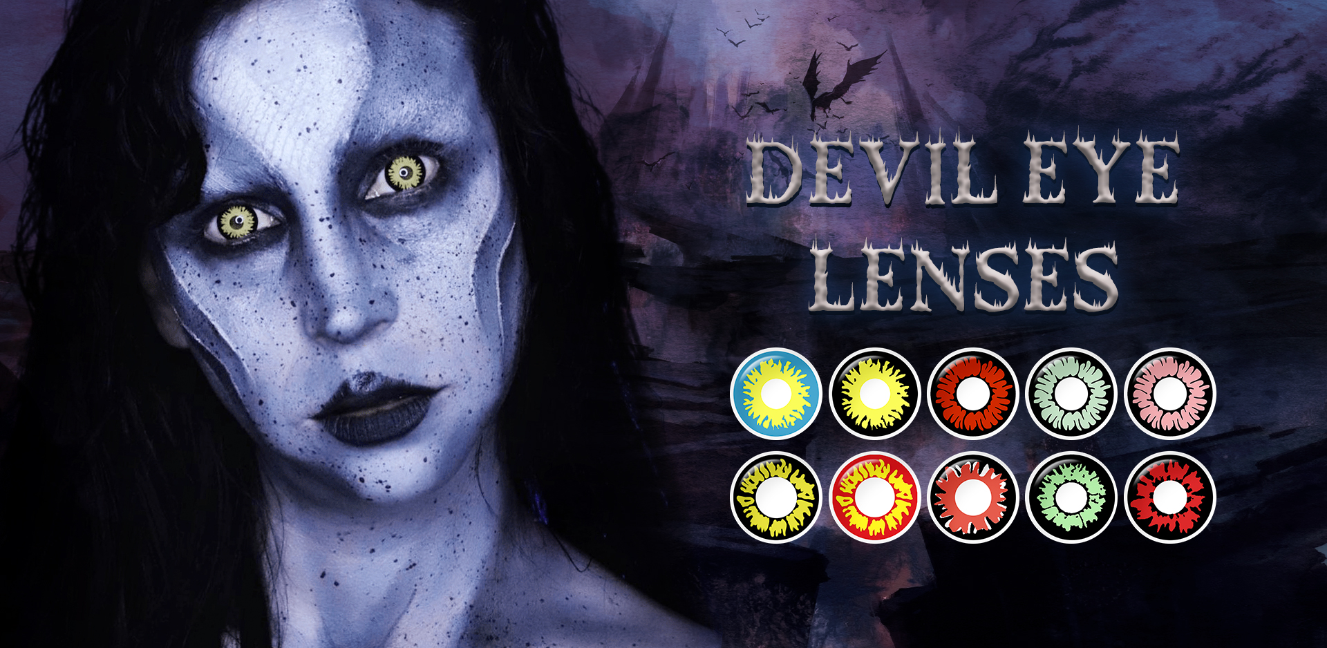 Cosplay Contact Lens Display