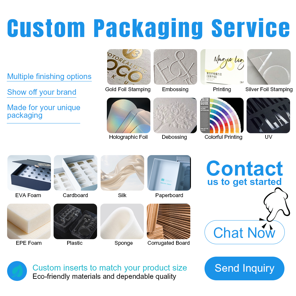 Custom Your logo Empty Cardboard Paper Magnetic Contact Lens Packaging Box for Contact Lenses
