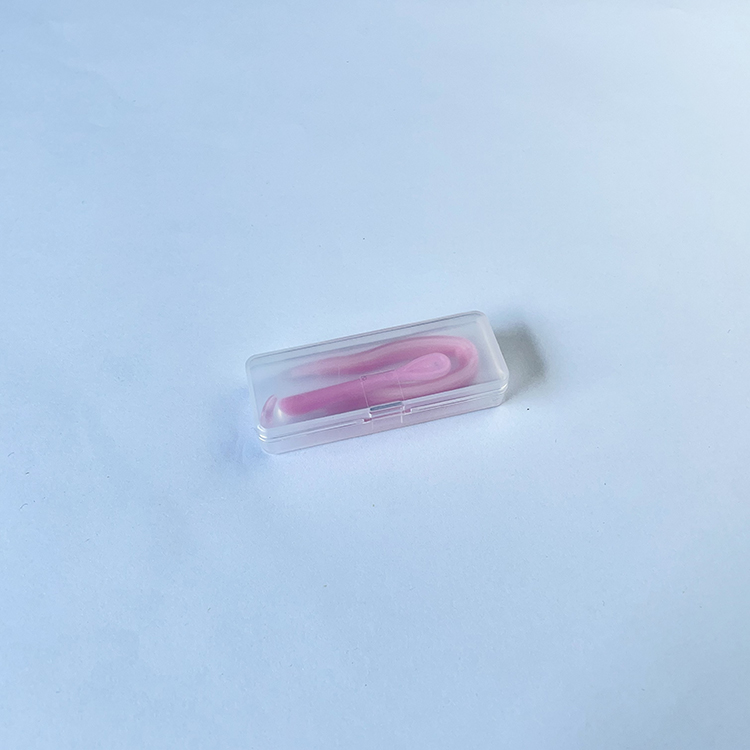 Koncci Chinese Factory Produce Colorful Silicone White Case for Contact Lenses Silicone Contact Lens Tweezers A-702