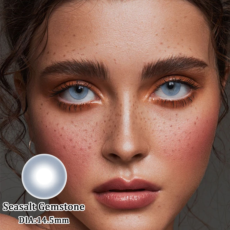 Haipurecon Sweet and Dreamy Blue Color Scheme Beautiful Eyes Annual Wholesale of Contact Lenses
