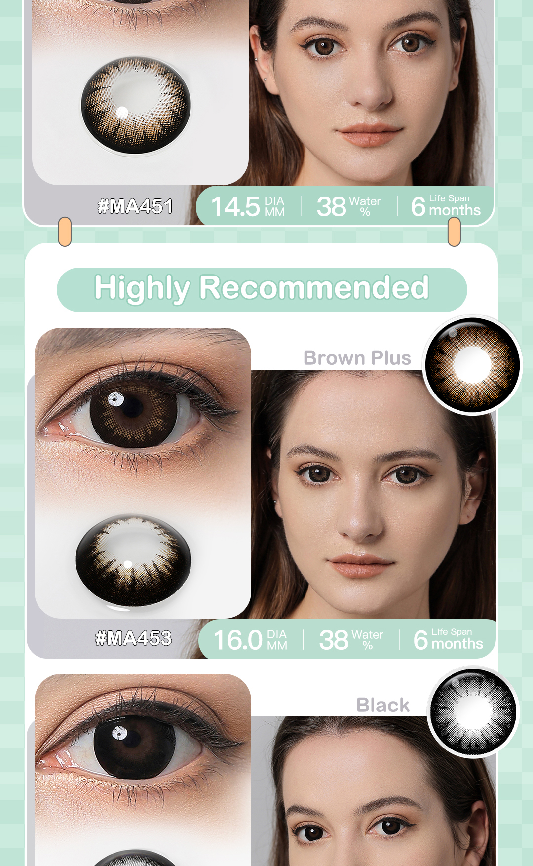 Magister Color Contact Lens Showcase 2