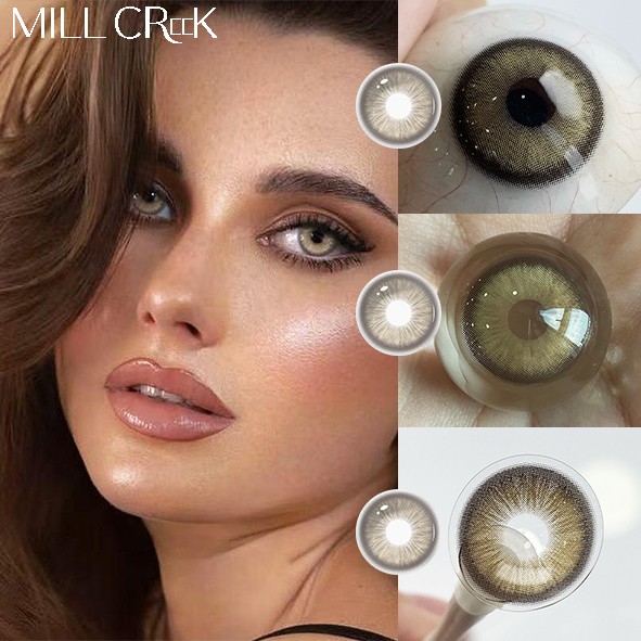 Wholesale Colored Contact Lenses Soft Natural Korean Style Eye Lenses Haipurecon Beautiful Big Eyes Makeup Fashion Beauty
