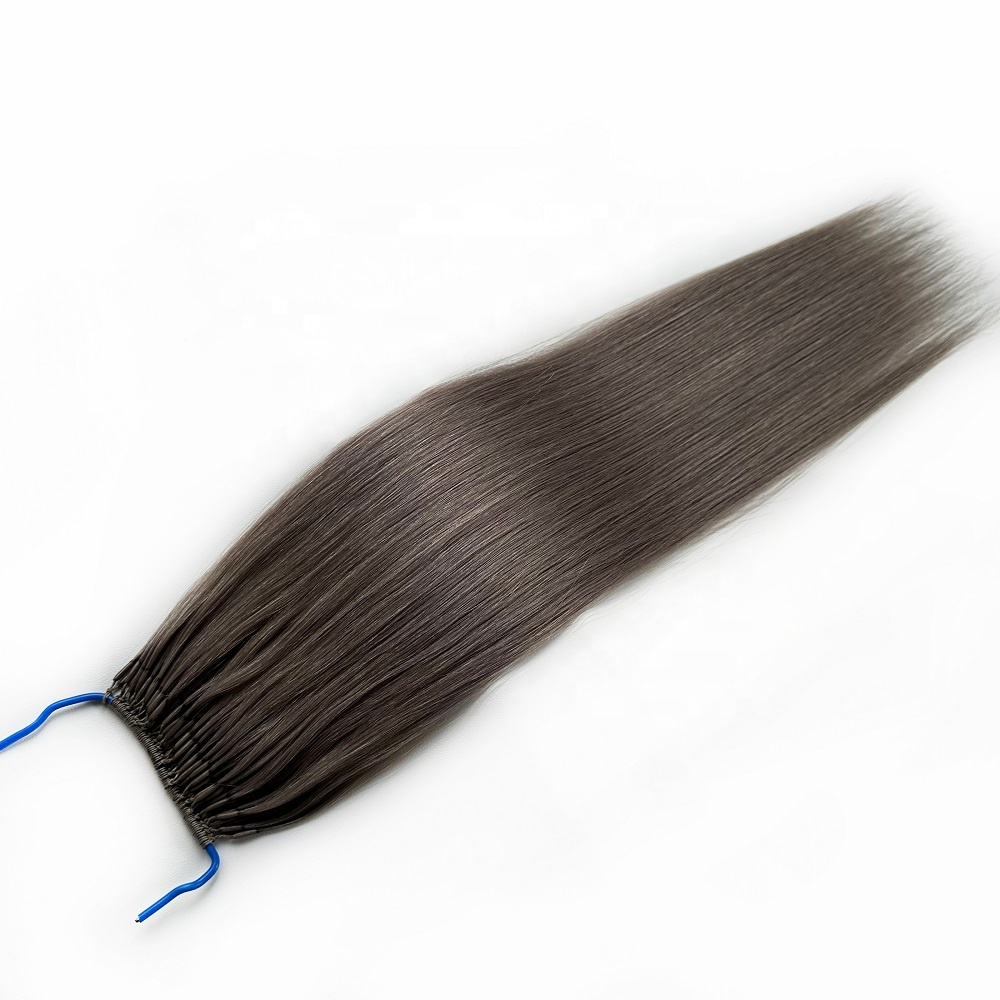 Best Selling Korean Braids Gray Color Chinese Vrigin Human Hair Extensions