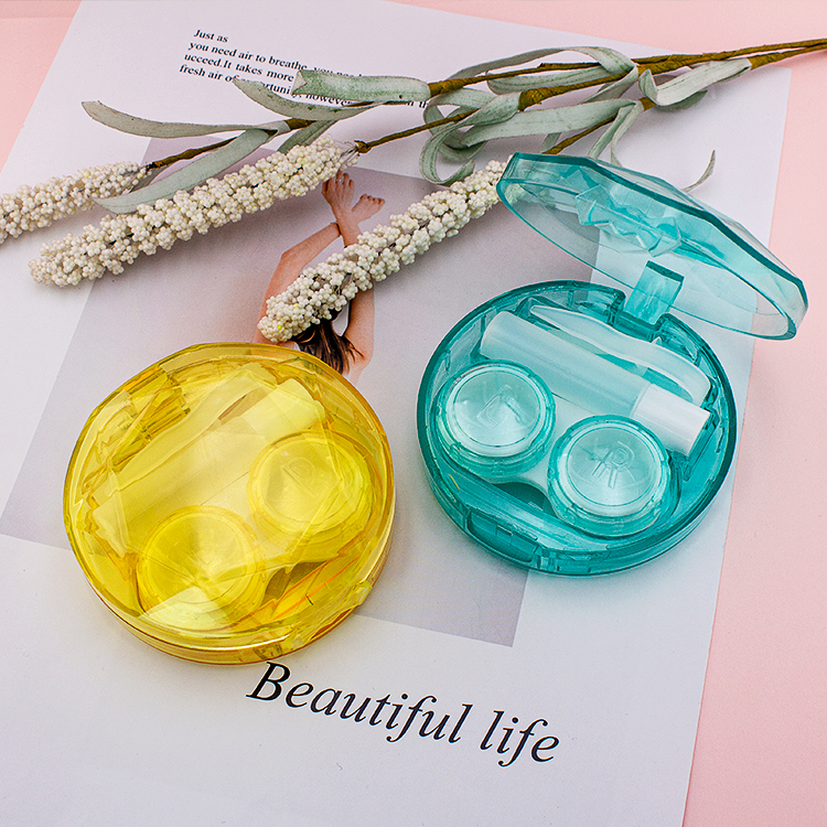 Cosmetic Colored Contact Lenses in Plastic Cardboard Packaging Box Made in China (JIA)