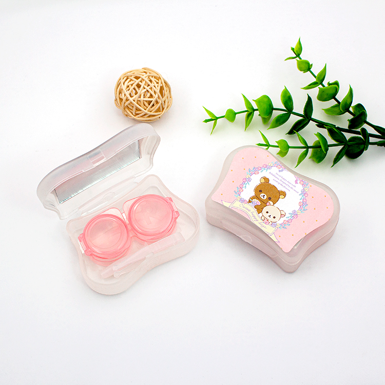 Wholesale New Design Natural Color Contact Lenses with Custom Packaging Case Eye Lens Accessories