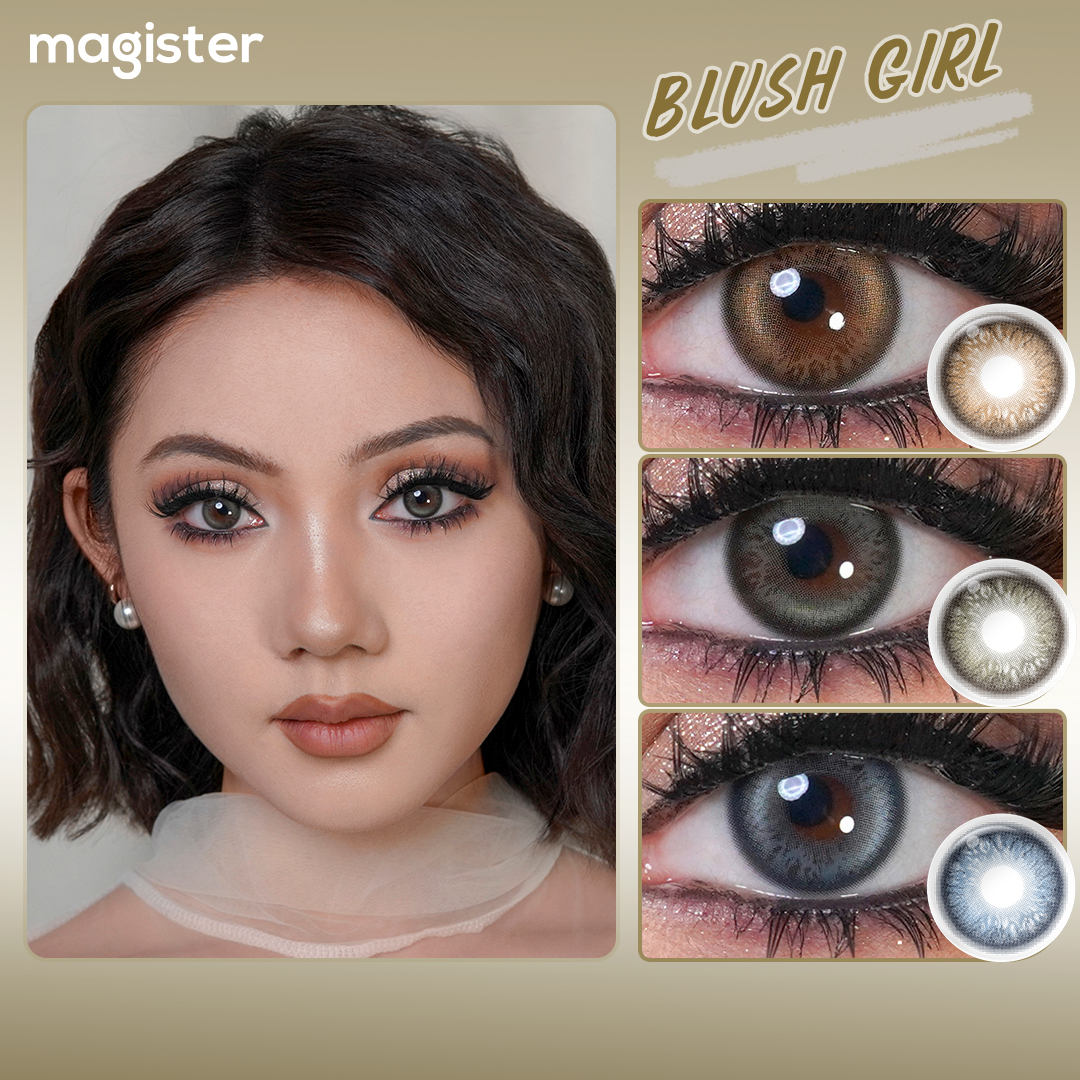 Free Samples Magister BLUSH GIRL Contact Lenses Color Lenses Eye Contact Eye Color Contact Lenses Soluciones Lentes De Contacto
