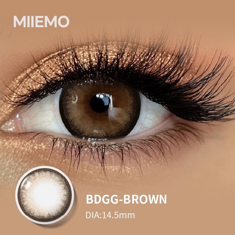 OEM Private Label Three Tone Colored Contact Lenses 38% Water Content Custom Logo Blister Pack Soft Comfortable Beauty