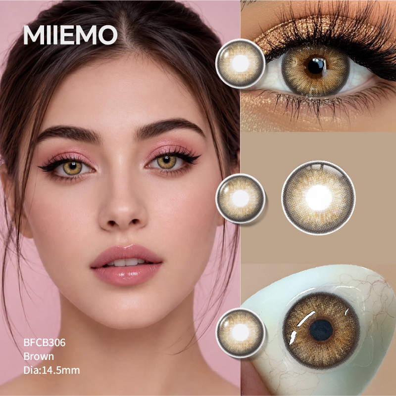 DSC Factory Colored Contact Lenses Soft HEMA Prescription Lenses Natural Big Eye Private Label Wholesale Color Eye Lenses ISO