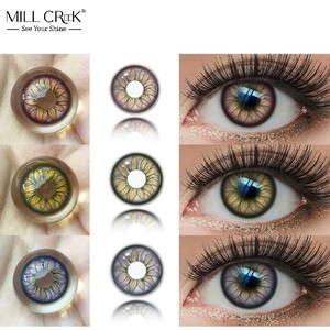 Mill Creek 14.5mm Colored Contact Lenses OEM ODM Wholesale-Custom Soft Cosmetic Contact Lens Factory Private Label 40% Water