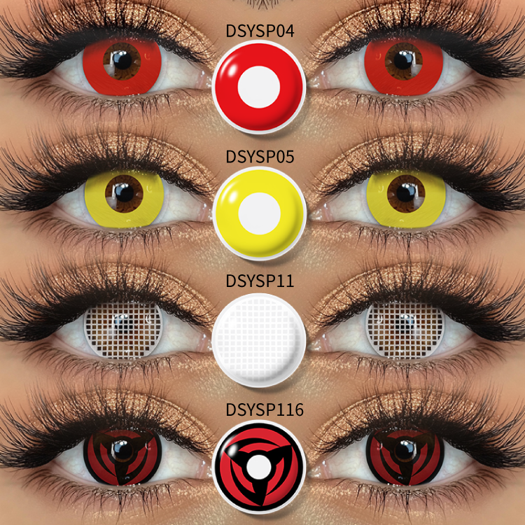 Factory - Supplied Crazy Colored Contact Lenses for Unforgettable Cosplay and Halloween
