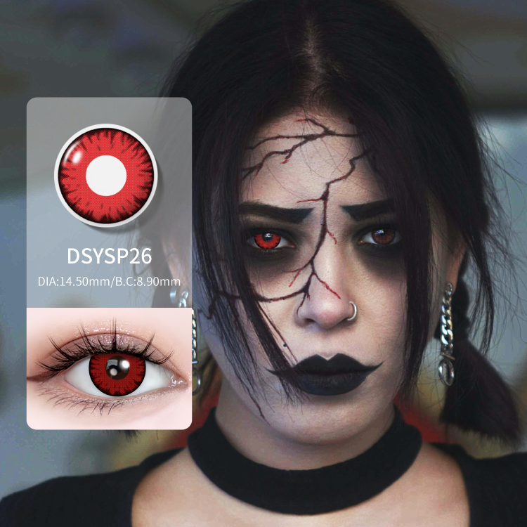 Factory - Supplied Crazy Colored Contact Lenses for Unforgettable Cosplay and Halloween